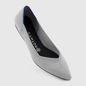 Rothys Flax Birdseye Pointed Flats